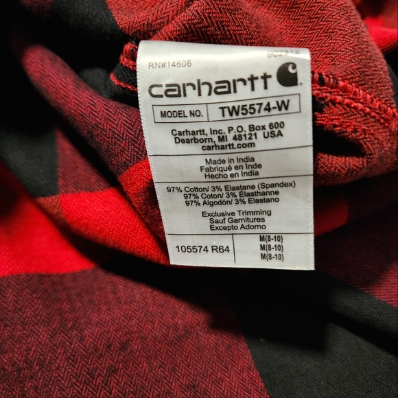 Carhartt Rugged Flex Loose Fit Plaid Shirt - Picture 7 of 10